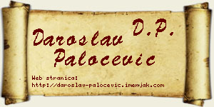 Daroslav Paločević vizit kartica